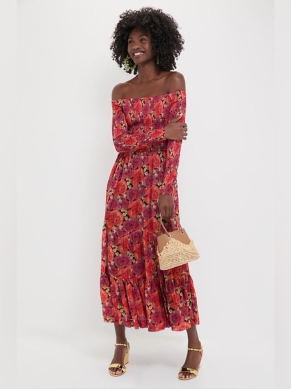 NWT Tuckernuck Pomander Place Rose Chiffon Joni Dress.
